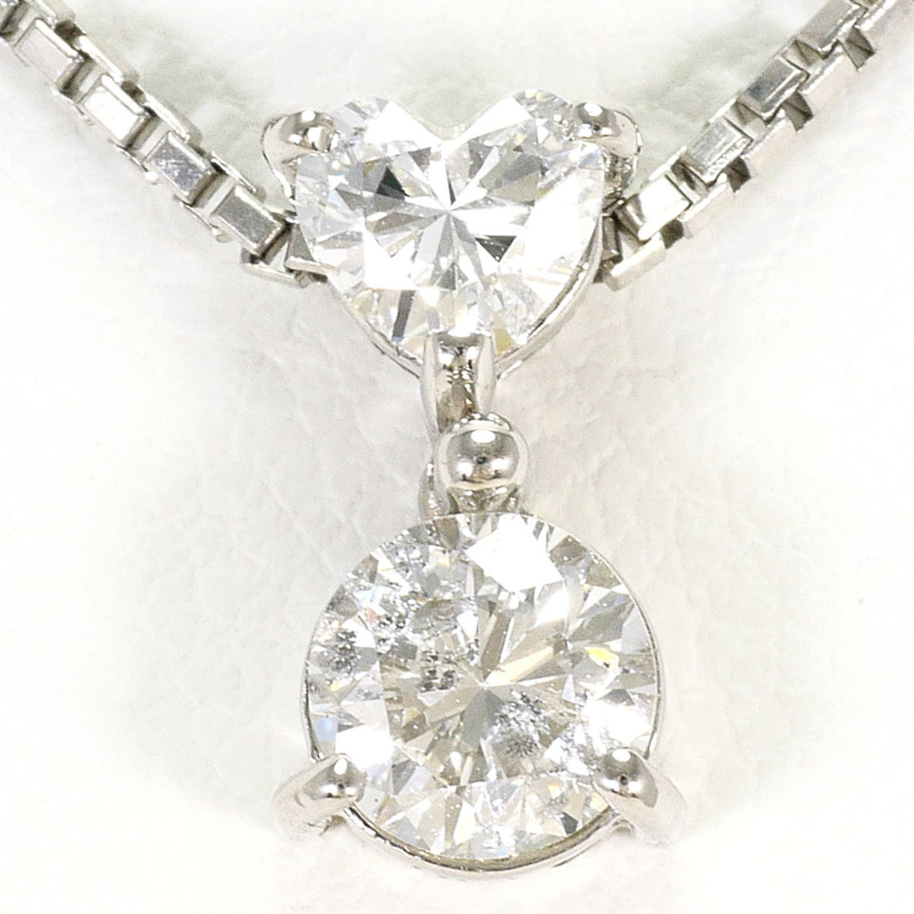 VINTAGE Silver Diamond Necklace